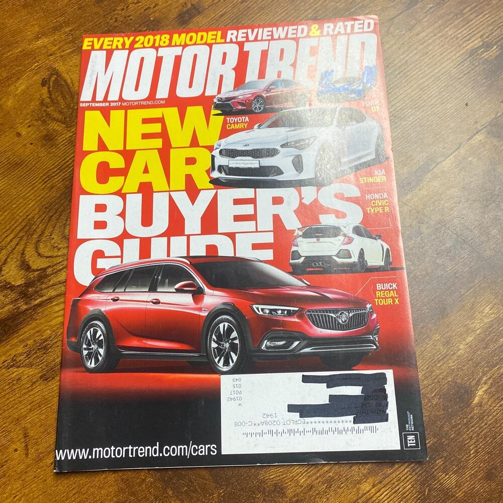 MOTOR TREND MAGAZINE-SEPTEMBER,2017